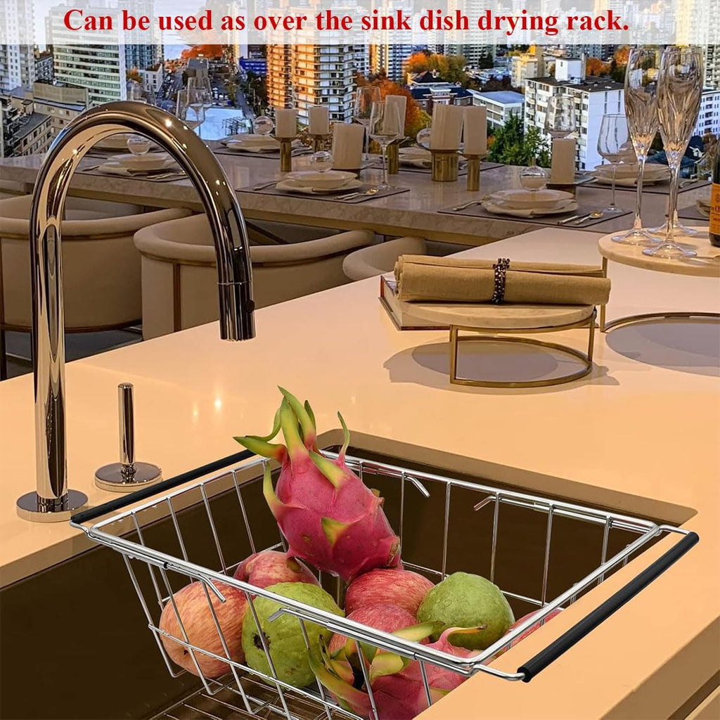 Orgneas Expandable (16.5" ~ 20") Chest Freezer Basket Stainless Steel
