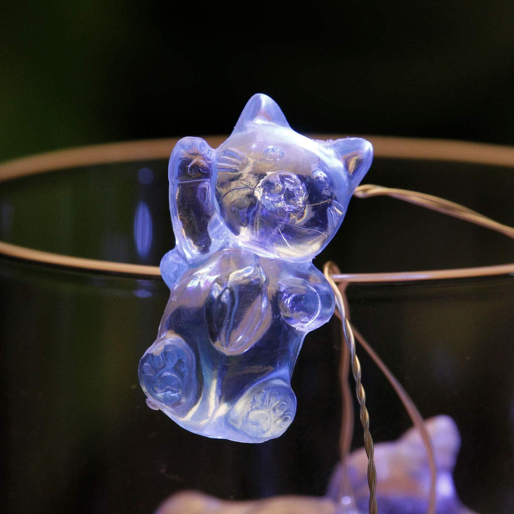 Impress Life 3D Kitty Cat String Lights:10 ft 30 LEDs Fairy Lights