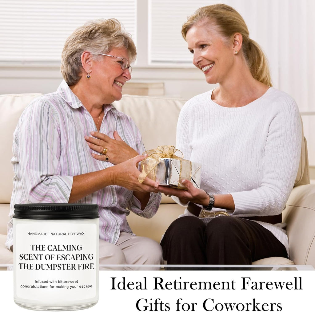 Farewell Gifts for Coworkers, Retirement Going Away Goodbye Candle