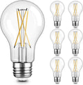TJOY A19 LED Edison Light Bulb, E26 Dimmable Bulb, 60W Equivalent, 6 Pack