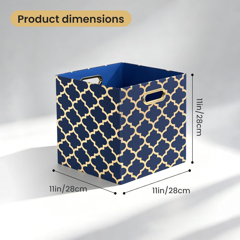 11x11x11 Storage Cube Bins, Collapsible Storage Bins Fabric Storage Cubes