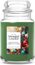 Yankee Candle Shimmering Christmas Tree Scented Candle, 22oz Large Jar
