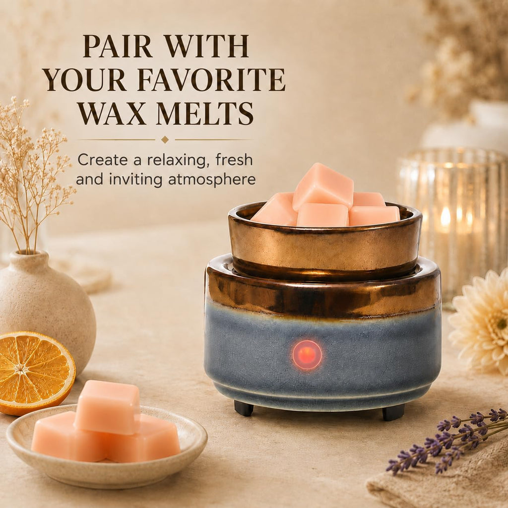 Ceramic Wax Melt Warmer Electric Wax Warmer for Scented Wax Cubes