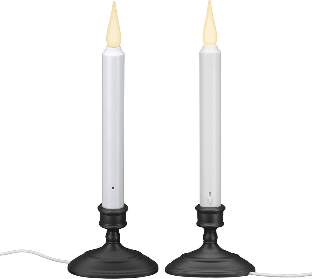 612 Vermont LED Electric Window Candles with Sensor Dusk to Dawn