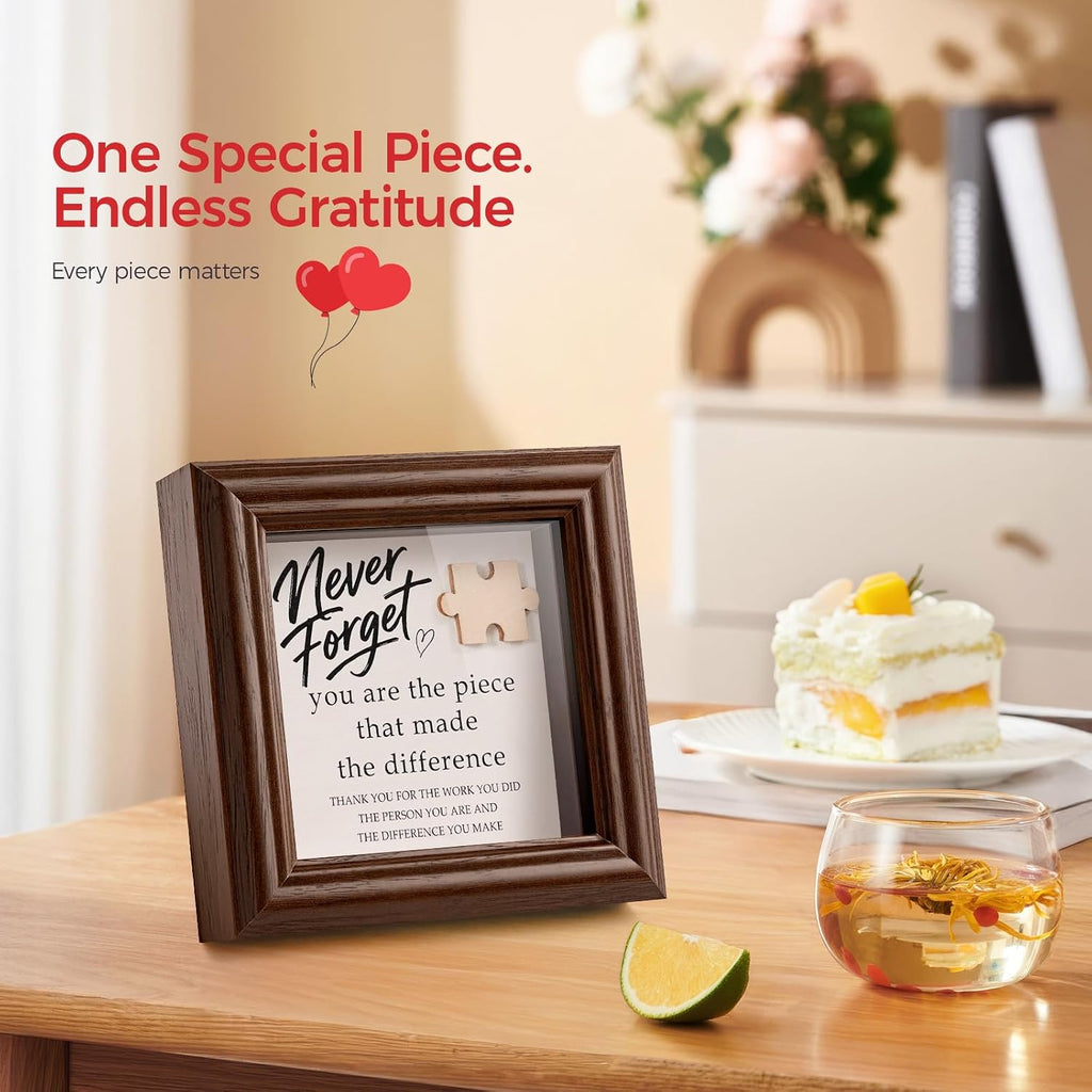 Employee Appreciation Gifts Never Forget the Difference You Make Shadow Box