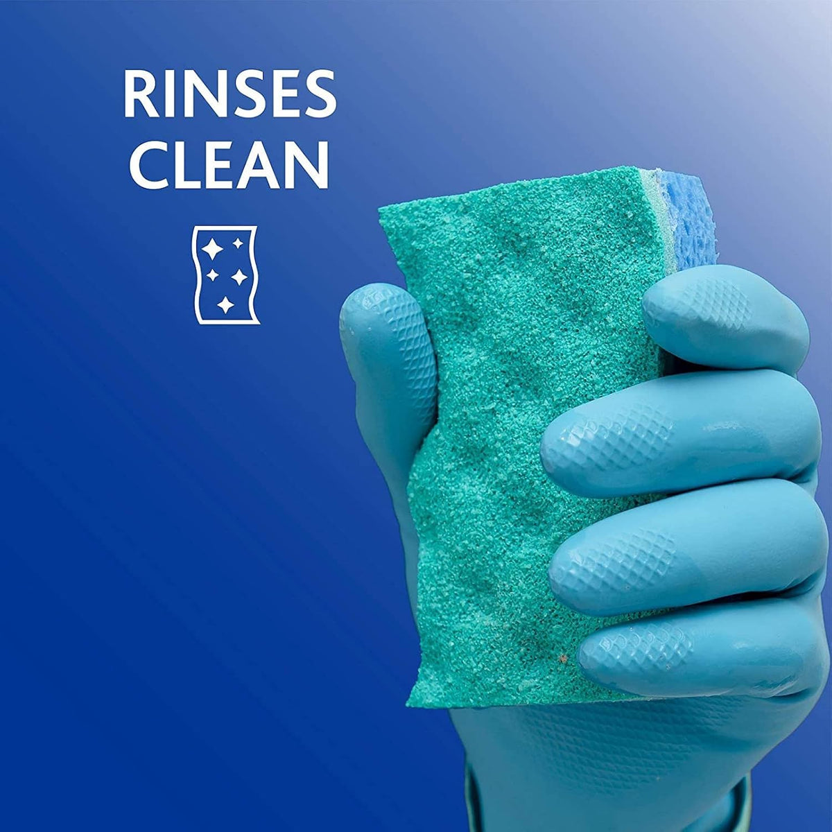 O-Cedar Scrunge Non-Scratch Scrub Sponge (Pack of 6) | Rinse-Clean Surface | Safe for Nonstick Cookware, Glass & All Hard Surfaces