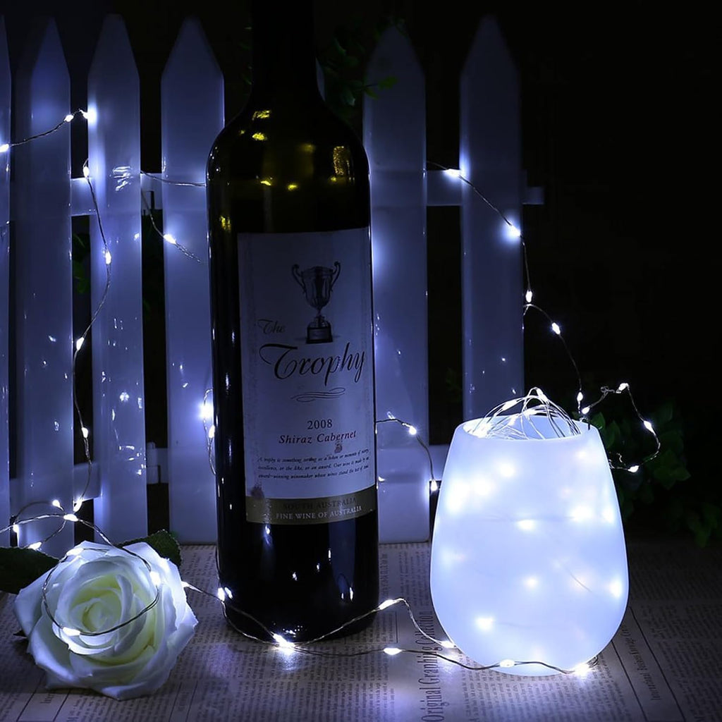 Joomer Fairy String Lights 33FT 100LED Plug in Fairy Lights Indoor, White