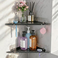 Corner Shower Caddy Adhesive, 2 Pack Shower Corner Organizer Shelf,No Drill
