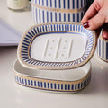 Self Draining Soap Dish, Double-Layer Bar Soap Tray(Style A)