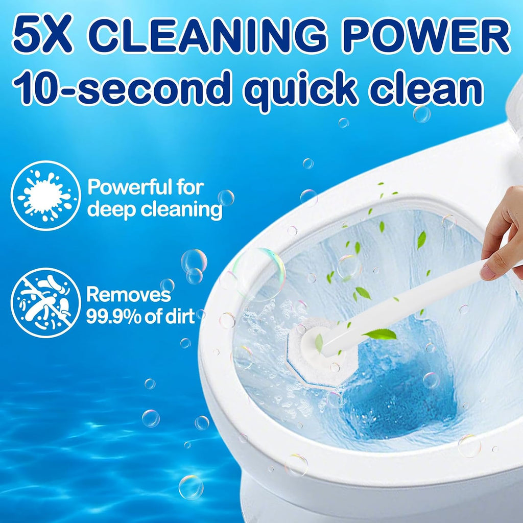 100 Count Disposable Toilet Brush Refills for Clorox Toilet Brushes