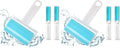Sticky Lint Roller 6 Pack, Reusable Washable Lint Roller Pet Hair Remover Include Large and Small Size Cleaner for Clothes, Pet Hairs, Carseats