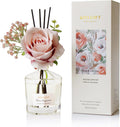 Reed Diffuser Set, 8.4 fl oz Scent Diffuser with 6 Reed Sticks, Home Fragrance,Up to 120 Day Long Lasting Scent,Reed Diffuser for Bathroom,Shelf Decor (Jasmine Rose)