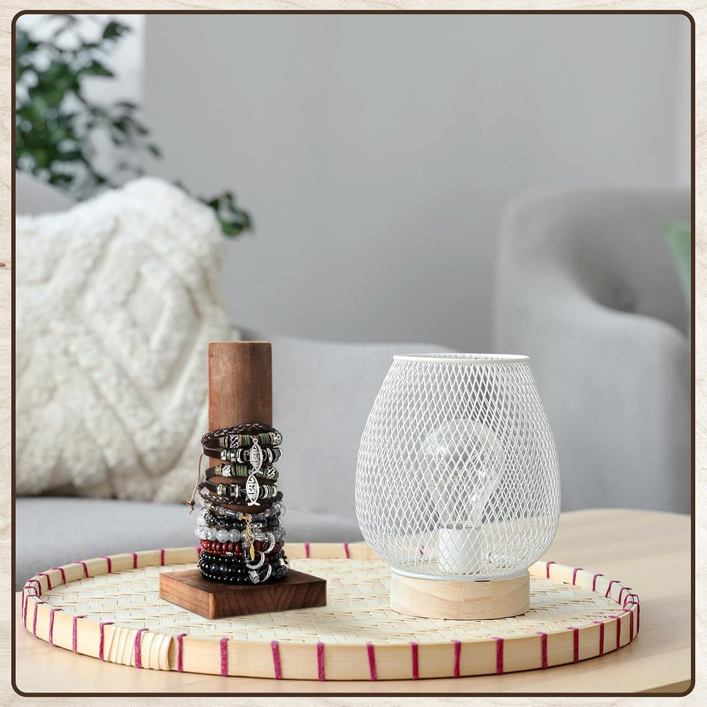 Threehoney Scrunchie Bracelet Holder, Wooden Jewelry Display Stand