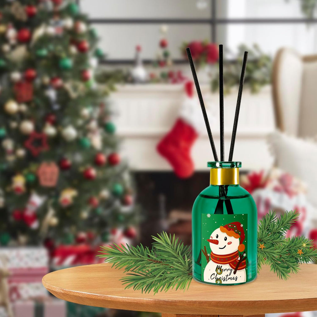 SCENTORINI Christmas Reed Diffuser Set with 18 Reed Sticks (5.3 Fl.oz)