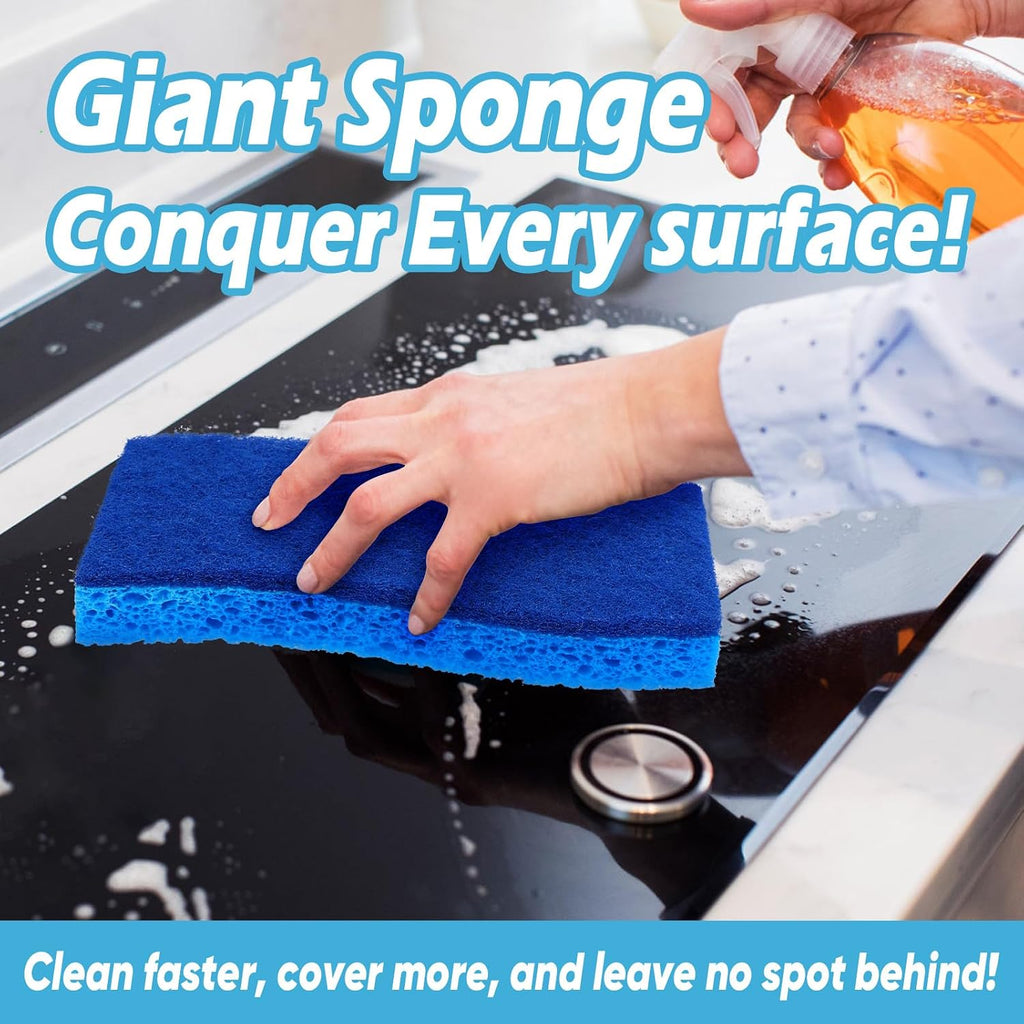 AIDEA XL Sponges Kitchen 6Count, Non-Scratch Scrub Sponges for Dishes