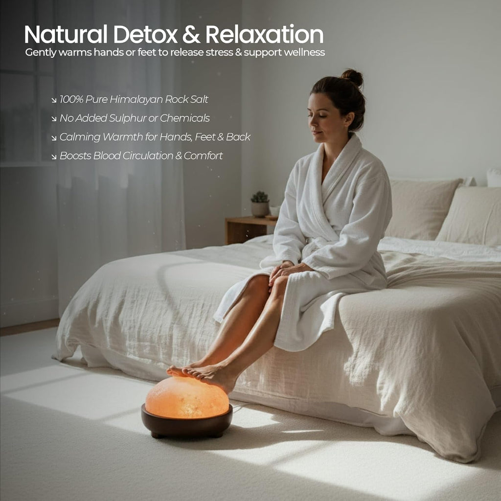 Himalayan Salt Lamp, Dome Shape, for Home Spa Relaxation