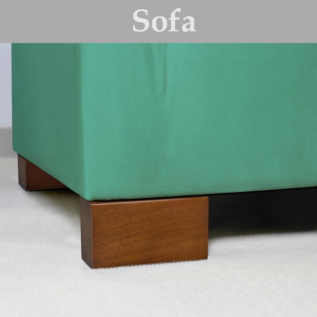 Wood Bed Risers (Brown, 3 inch)
