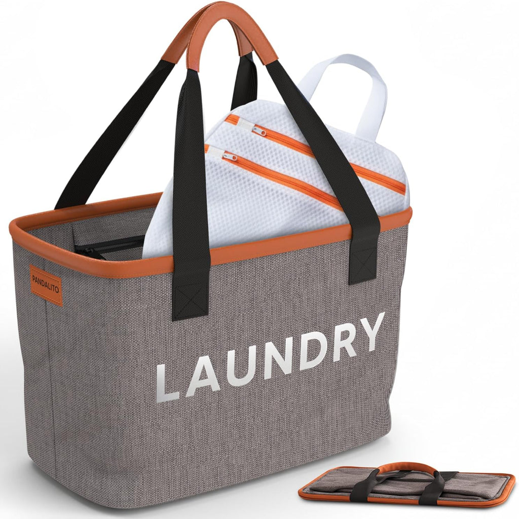 Mini Laundry Basket & Mesh Wash Bag