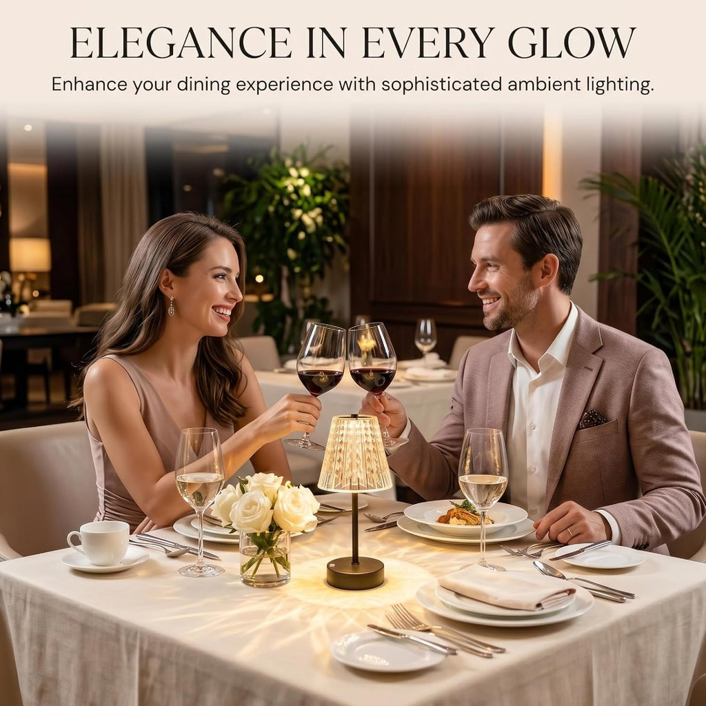 Black Cordless Lamps Rechargeable Set of 2,Small Battery Operated Table Lamp Wireless,Mini Table Lamp for Restaurant Dining Tabletop/Kitchen Counter Top/Bathroom Shower/Plugless Touch Lamp Decorative