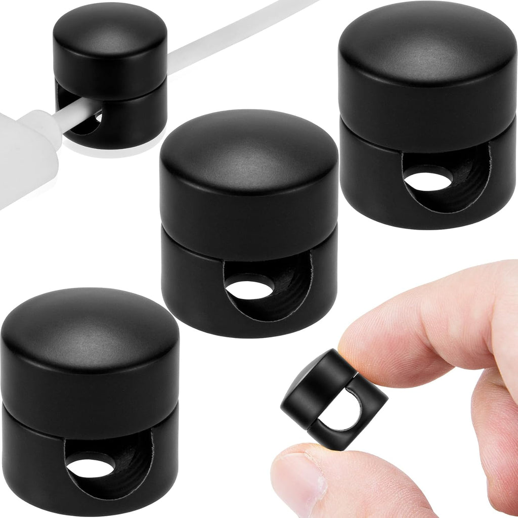 HINZIC 3Sets Cable Anchors for Nightstand, Adhesive Metal Cord Management