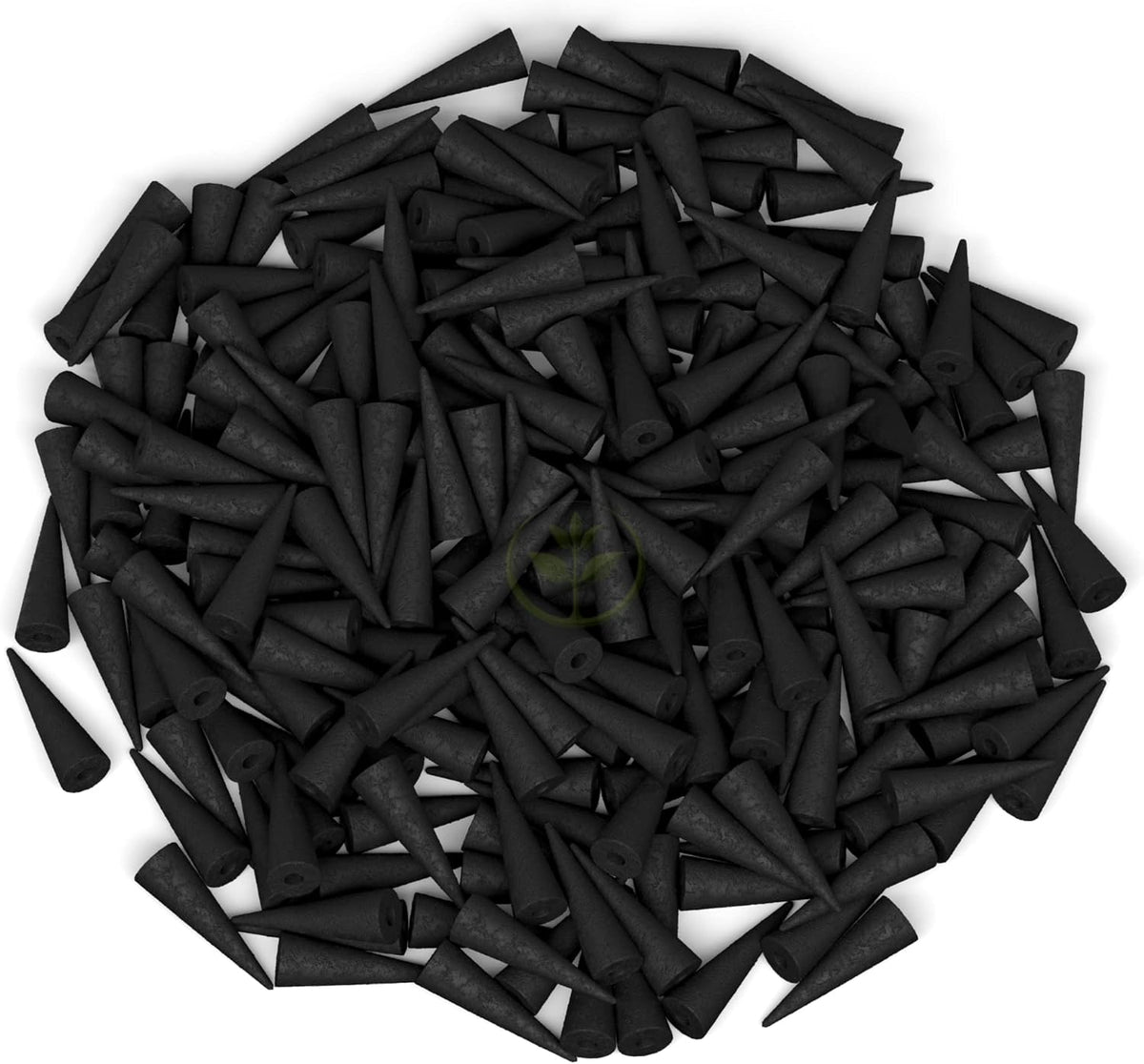 Peppermint Charcoal Incense Cones 2" BACKFLOW - 60 Pack Bulk - Natural Scented Cones Handmade Hand Dipped
