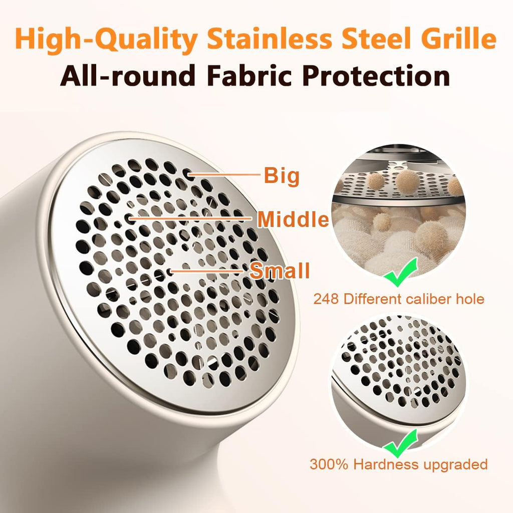 coldSky Rechargeable Fabric Shaver, Electric Lint Remover for Clothes