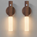 Montford Wall Sconces Set of Two Battery Operated, Motion Sensor Night Light Magnetic Wall Light Rechargeable Wall Sconce, Peel and Stick Sconce Lights for Hallway