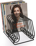 Wire Magazine Holder, 9 Slots Vinyl Record Organizer