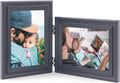 Double 5x7 Vertical Horizonta Frame, Black Decorative Wood Frame