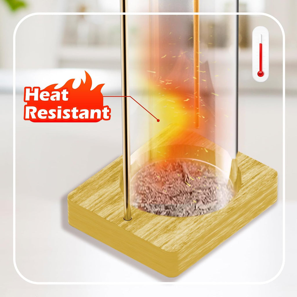 HzTinT Incense Holder for Sticks, Anti-Ash Flying Wooden Incense Burner