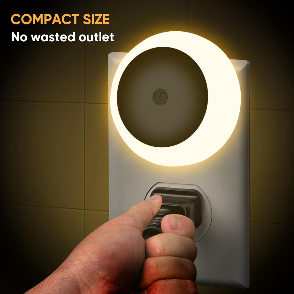 Night Lights Plug into Wall 6Pack, Plug in Nightlight Dusk to Dawn