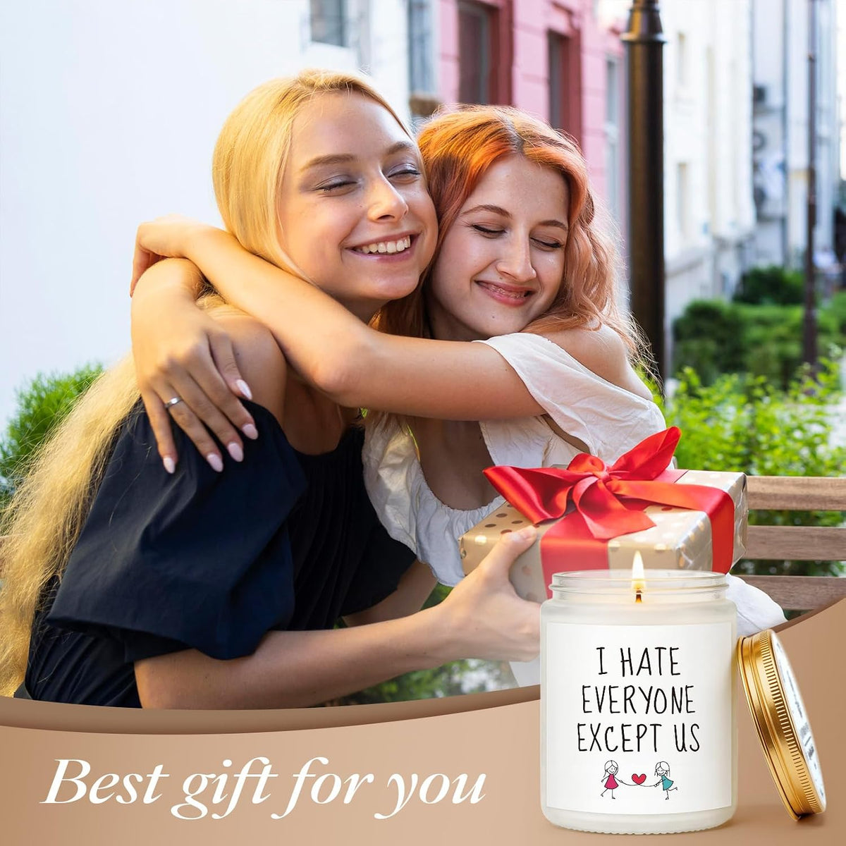 Best Friend Friendship Gifts for Women - Lavender Scented Candles