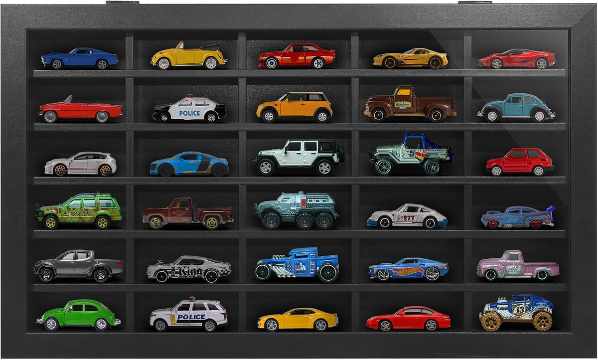 Americanflat 11x18 Toy Car Display Case - Black