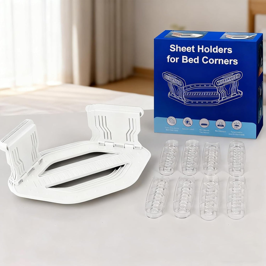 Bed Sheet Holders Heavy Duty Straps Grippers 4Pack