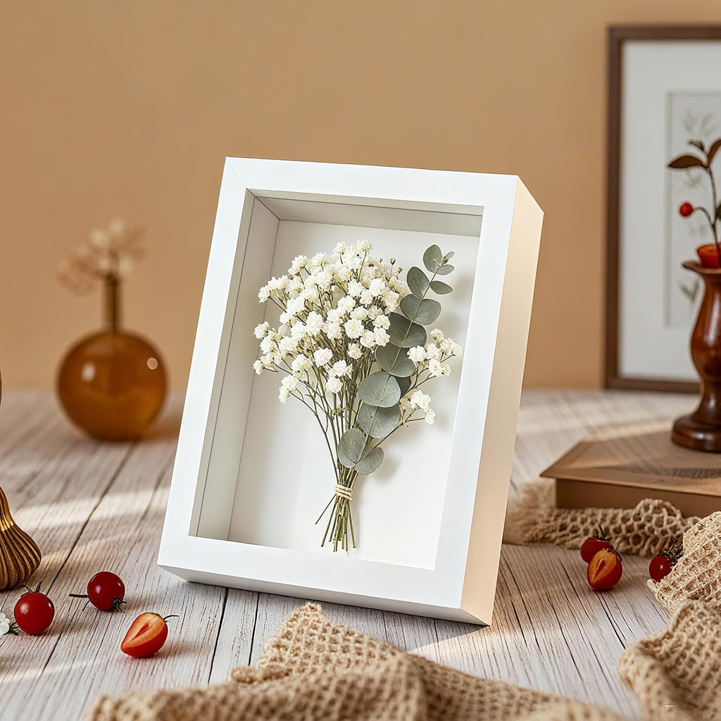 6 Pack 4 x 6 Inches Shadow Box Frame Bulk, Picture Frame Case