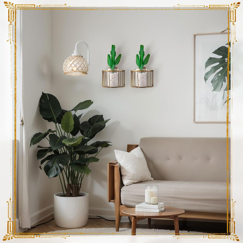 LemonRoad 2 Pack Vintage Brass Toilet Paper Holder Wall Mounted Antique Decorative Toilet Paper Holder for Plant and Candles, Victorian Bathroom Decor Accessories, for Roll with Diameter Within 5 Inch