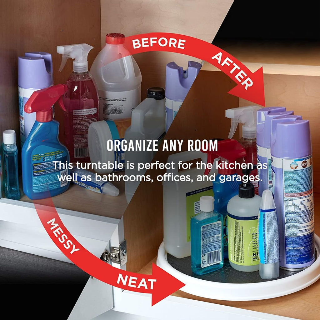 Copco Nonskid Lazy Susan Turntable Organizer 12-Inch