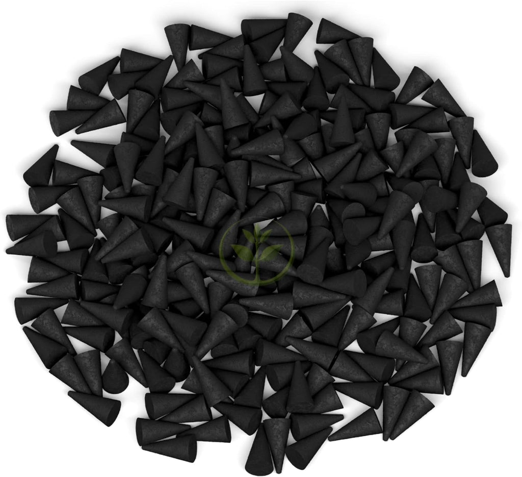 Palo Santo Charcoal Incense Cones 1" TOPFLOW - 100 Pack Bulk - Natural Scented Cones Handmade Hand Dipped
