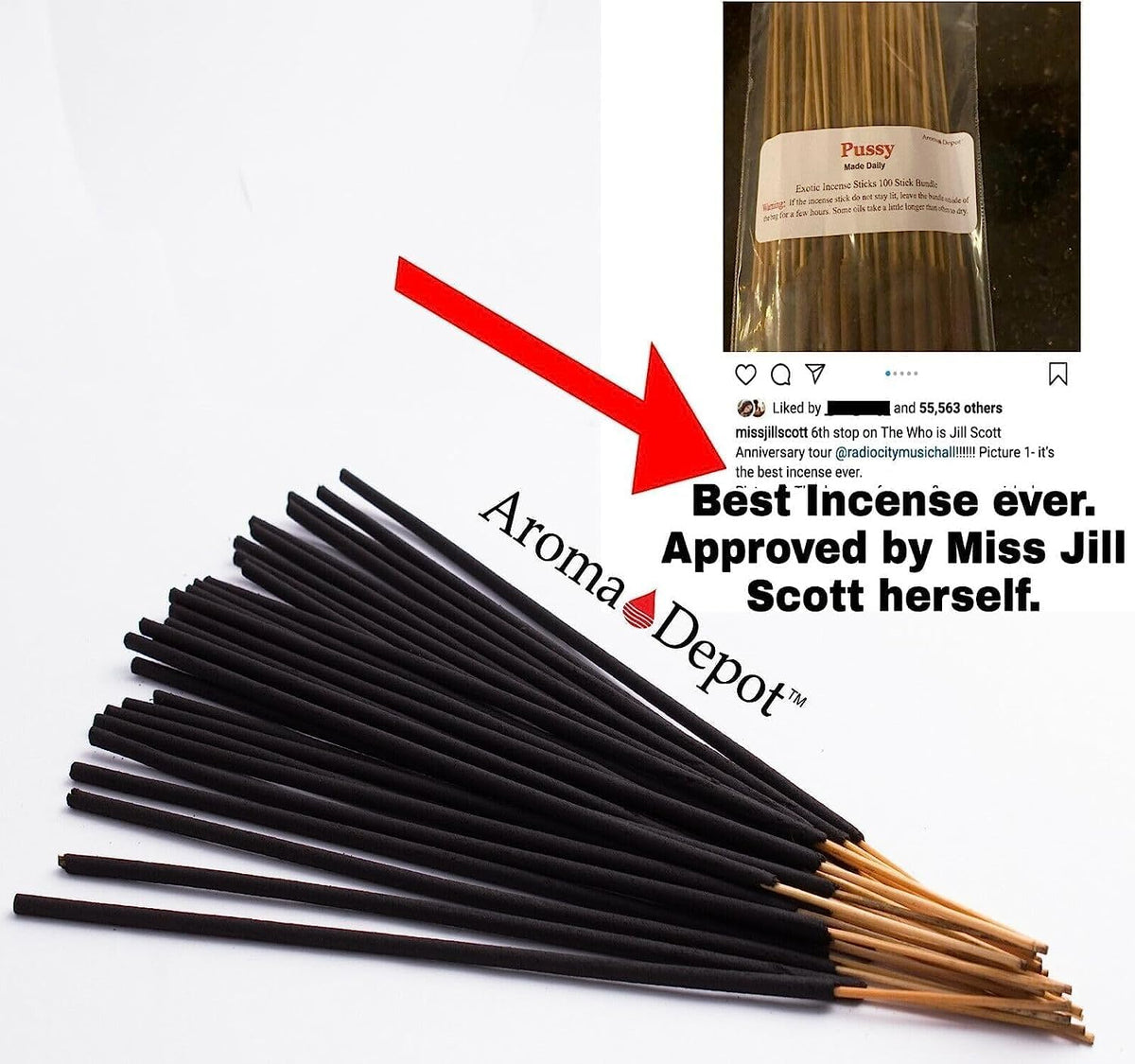 Apple Fantasy Most Exotic Charcoal 7'' Incense Sticks. Approx. 85 to 100 Sticks Per Bundle, Length - 7 Inches, Each Natural Stick Burns for 35 to 45 mins Each. Long Lasting. Guarantee 100% Pure