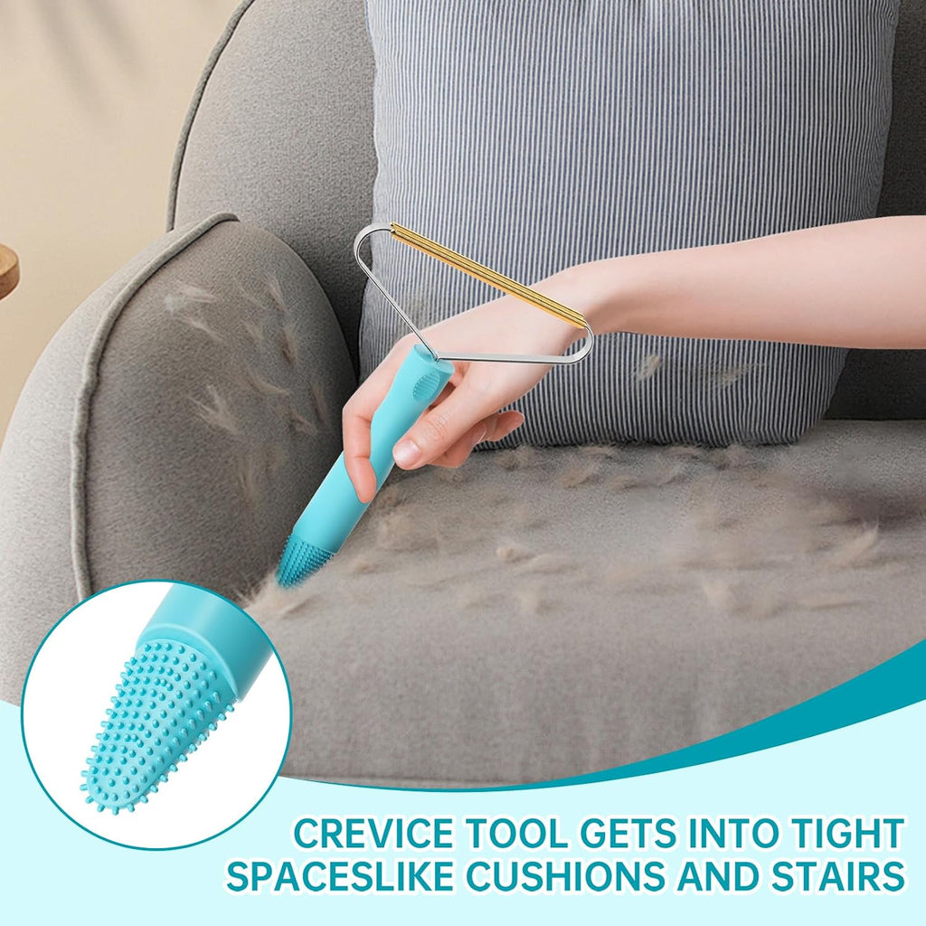 Pet Hair Remover, Dog Cat Carpet Rake, Lint Remover Shaver for Sofas-2pack