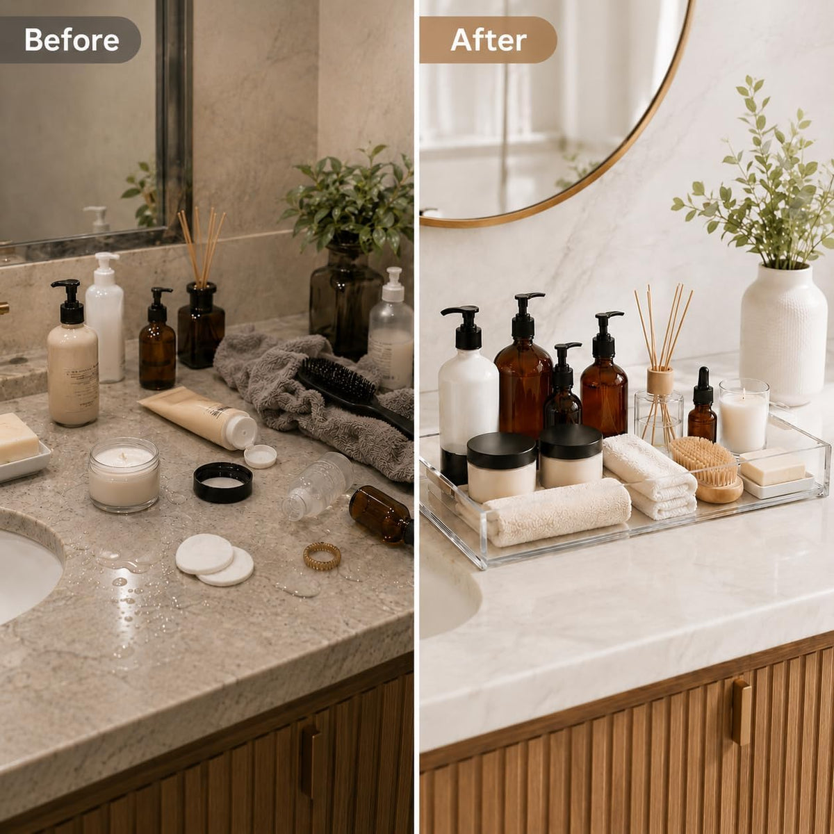MaxGear Acrylic Vanity Tray