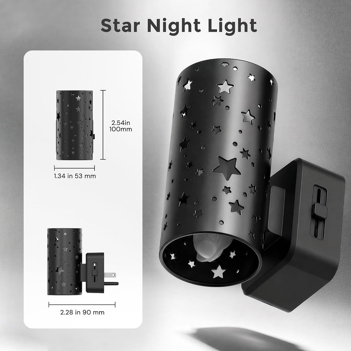 L LOHAS LED Night Light, Night Lights Plug into Wall,Star Nightlights,3000K