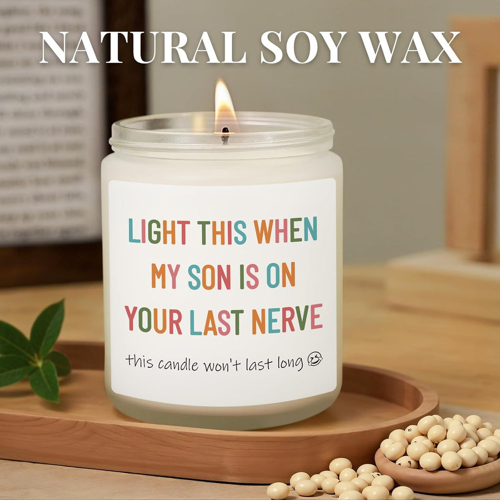 Daughter in Law Birthday Gifts, Funny Daughter in Law Gift, Mothers Day Gifts for Daughter-in-Law from Mother-in-Law, Birthday Present for Daughter-in-Law, Son's Girlfriend Candle