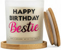Best Friend Birthday Gifts for Women - Happy Birthday Bestie Candle Set
