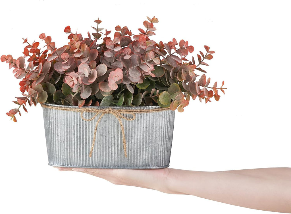 Dahey Artificial Fake Plants Indoor for Farmhouse Table Laundry Room Decor