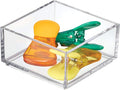 iDesign Clarity Plastic Drawer Organizer, Clear, X-Small, 4" x 4" x 2"