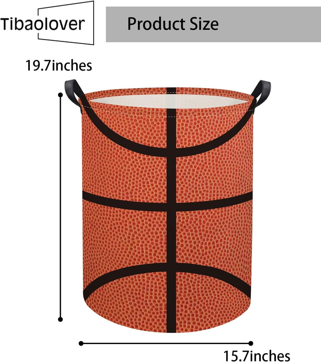 Basketball Kids Laundry hamper Baby Hamper for Nursery Boys Kids Hamper Room Decor for Home(Basketball Pattern)