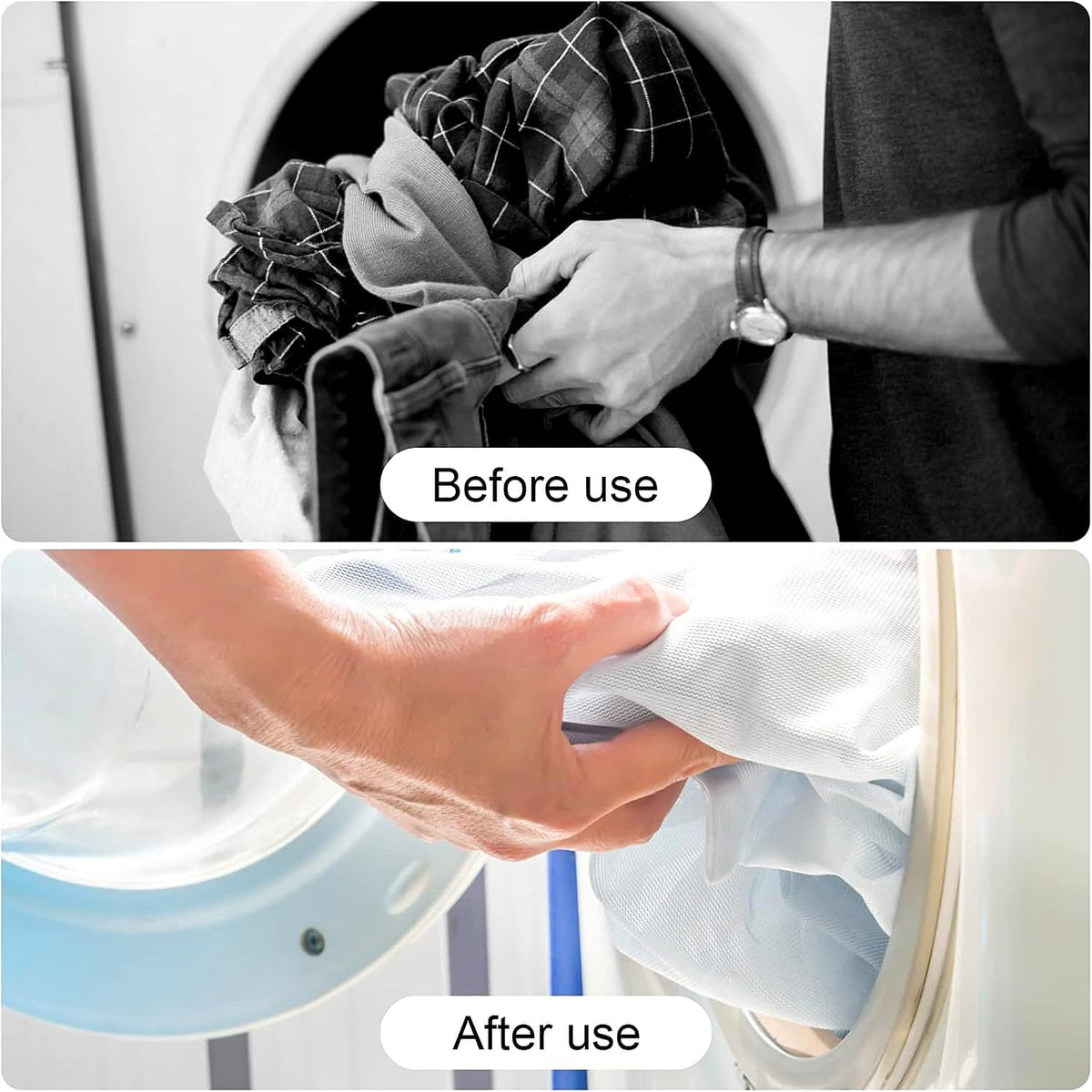 8 Packs Mesh Laundry Bags for Delicates 3 Sizes with Non Rust Zipper