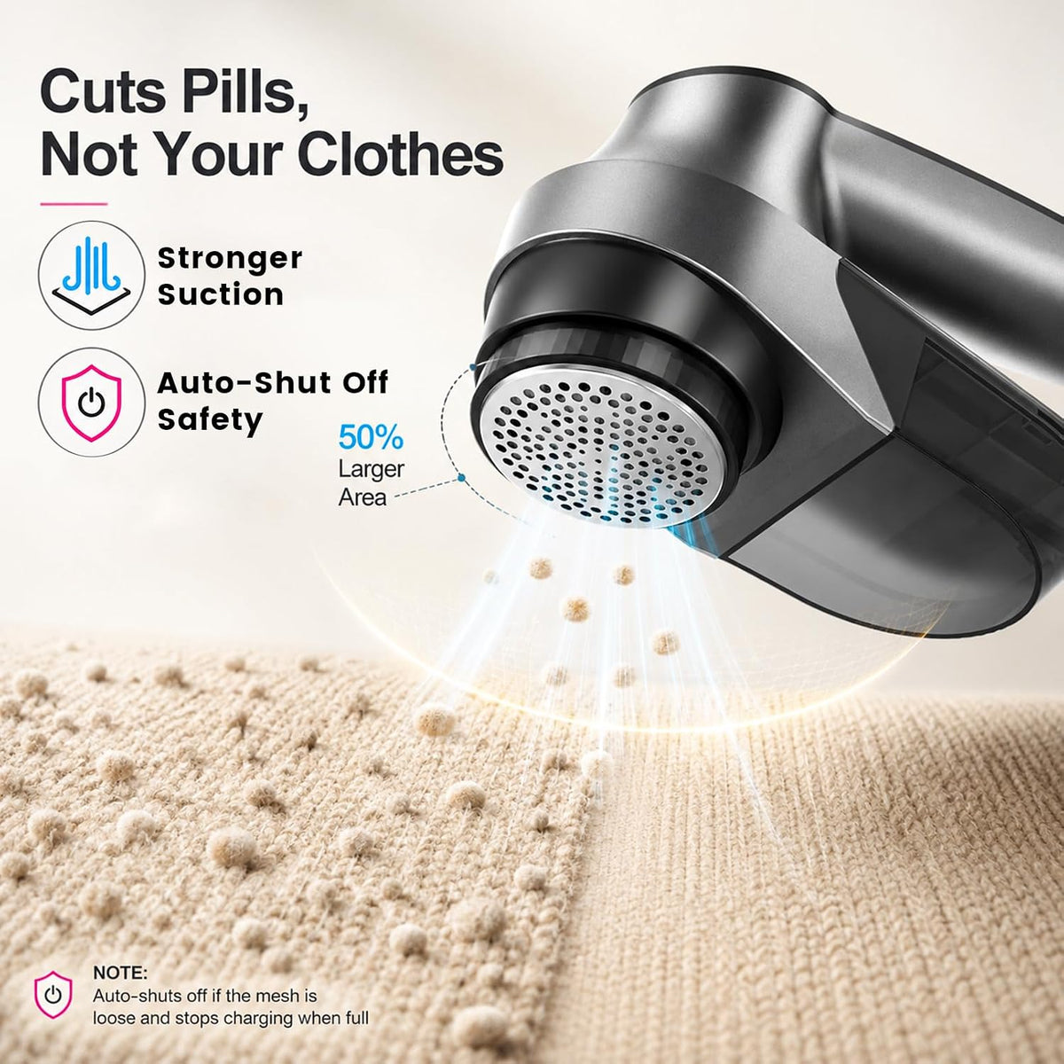 DBC Rechargeable Fabric Shaver,3-Speed Lint Remover Lint Shaver for Clothes