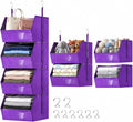 Hanging Closet Organizer, Detachable Hanging Storage Shelves